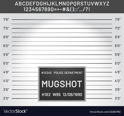 Mugshot Board Template
